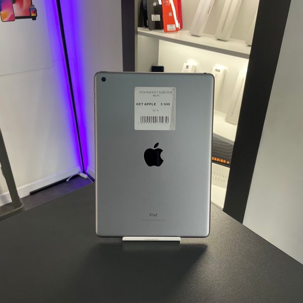 iPad 6Gen 9.7’’, 2018, 32GB, Wi-Fi, (А1893), АКБ 89% "Space Gray" 2000000031439 фото