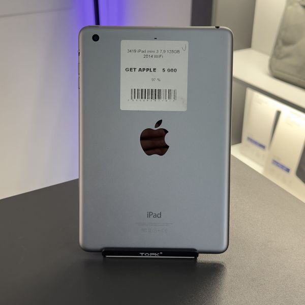 iPad 3Gen mini 7.9’’, 2014, 128GB, Wi-Fi, (А1599), АКБ 97% "Space Gray" 2000000027623 фото