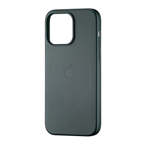 Чохол Leather Case with MagSafe iPhone 14 Pro Max Green 1:1 (AAA) 00006271 фото