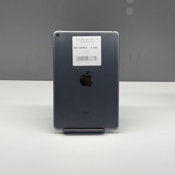 iPad Mini 5Gen 7.9’’, 2019, 64GB, Wi-Fi, (А2133), АКБ 84% "Space Gray" 2000000037684 фото