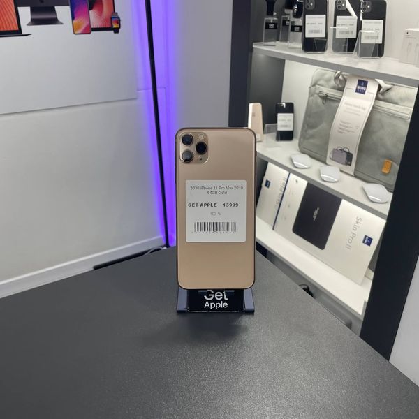 Смартфон Apple iPhone 11 Pro Max, 2019, 64GB, GOLD, АКБ 100% 2000000029283 фото