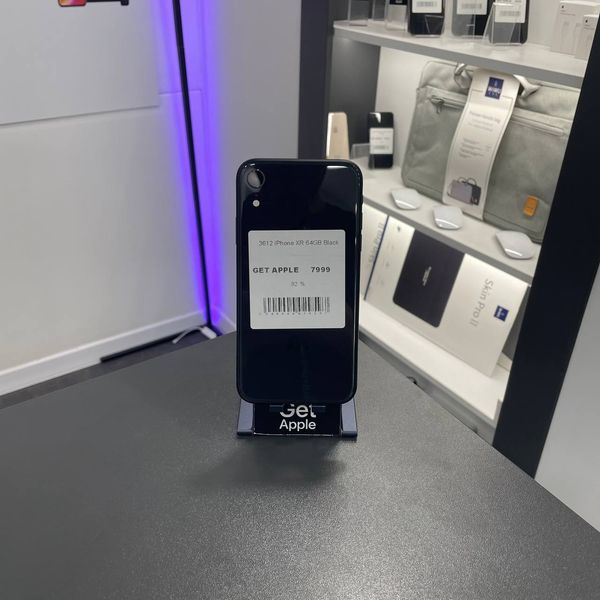 Смартфон Apple iPhone XR, 64GB, 2018, Black, АКБ 81% 2000000029597 фото