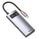 хаб-USB Baseus Metal Gleam Series 4 in 1  00004445 фото 3