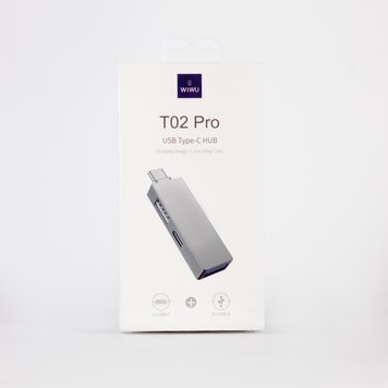 USB Хаб WiWU T02 Pro Gray 00004897 фото