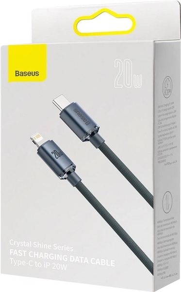 Кабель Baseus Crystal Shine Series Fast Charging Data Cable Type-C to iP 20W 1.2 м 00001915 фото