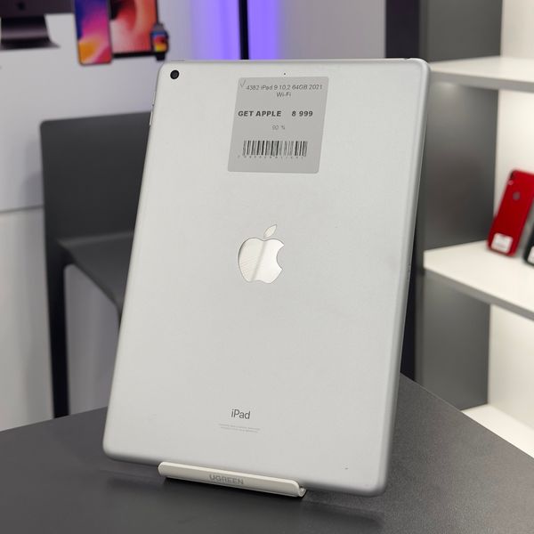 iPad 9Gen 10.2’’, 2021, 64GB, Wi-Fi, (A2602), АКБ 90% "Silver" 2000000037691 фото