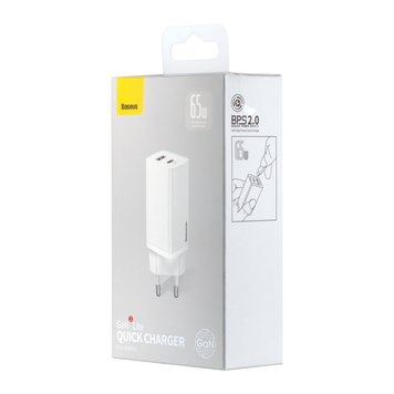 Блок питания  Baseus GaN2 Lite Quick Charger 65W 998899 фото