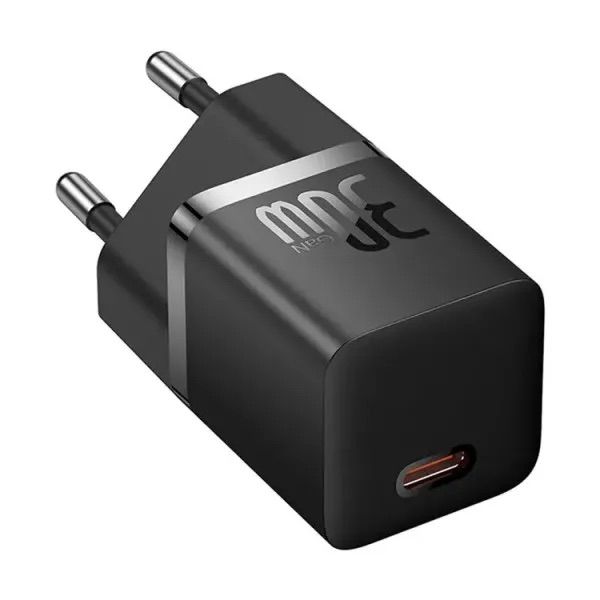 Мережевий зарядний пристрій Baseus GaN5 Fast Charger 1C PD3.0 30W Type-C 3A 00006366 фото