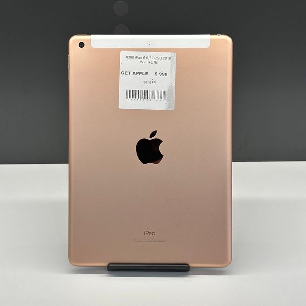 iPad 6Gen 9.7’’, 2018, 32GB, WI-FI+LTE, (A1954), АКБ 97% "Rose Gold" 2000000037837 фото