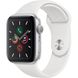 Apple Watch (5 Gen.),44mm’’, 2019,GPS" Silver Aluminum Case" with Black Band 2000000033846 фото 1