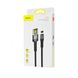 Кабель Baseus Cafule Cable (special edition) USB to Lightning 2.4A 1m Grey+Black (CALKLF-GG1) (серый) 00000189 фото 2