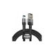 Кабель Baseus Cafule Cable (special edition) USB to Lightning 2.4A 1m Grey+Black (CALKLF-GG1) (серый) 00000189 фото 1