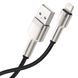 Кабель Baseus Cafule Metal Cable USB to Lightning 2.4A 2m (черный) 00000188 фото 4